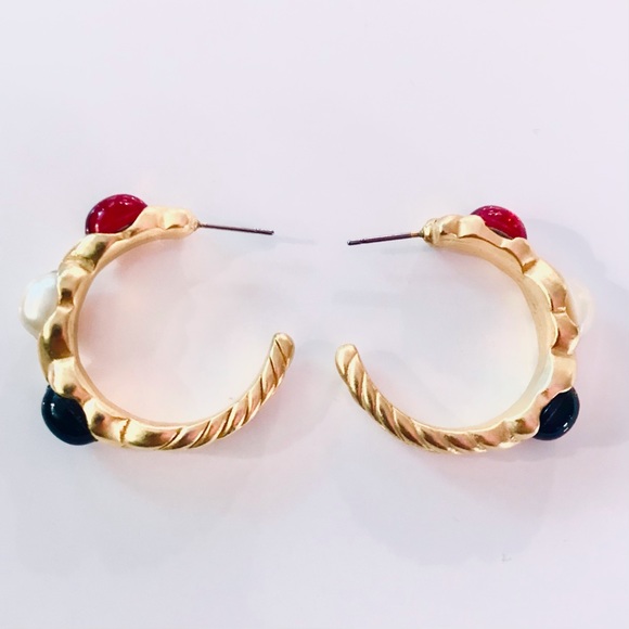 Vintage Hoop Earrings - Picture 2 of 7